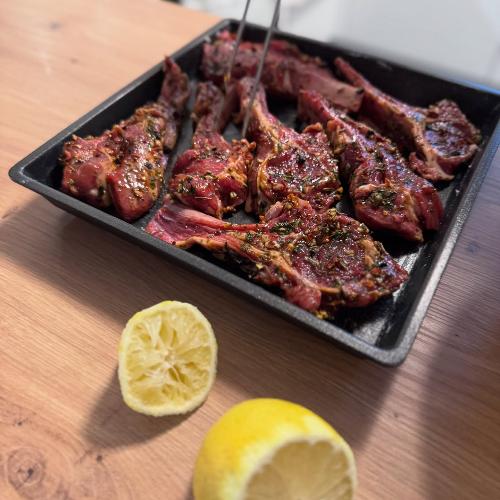 Очень вкусные отбивные из баранины